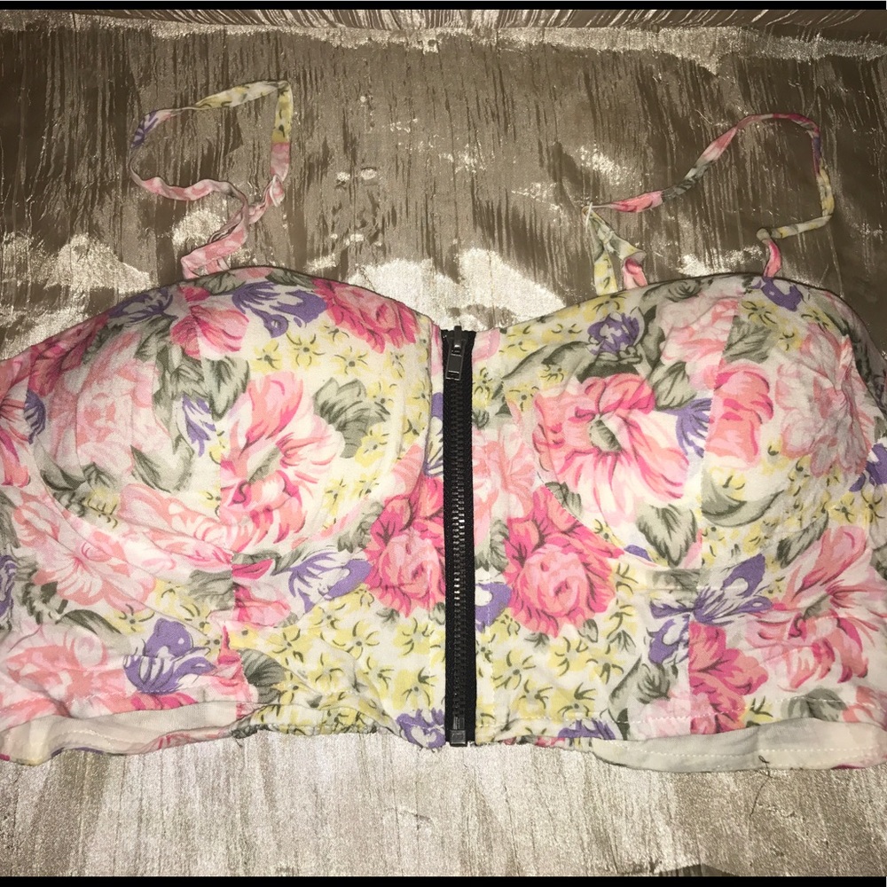 Floral crop top